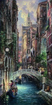 Deja vu of Venice cityscape modern city scenes Oil Paintings